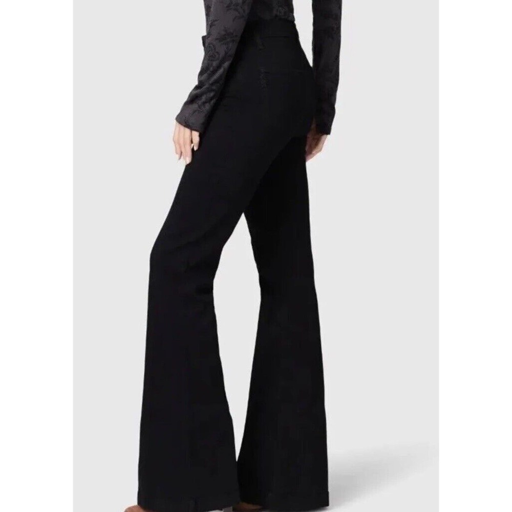 PAIGE Women's Black Boot Cut Jeans